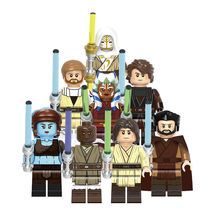 8pcs Star Wars Tales of the Jedi Minifigures Dooku Qui-Gon Jinn Mace Windu - £15.97 GBP