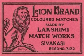 Lion Brand Coloured Matches - Art Print - £17.29 GBP+