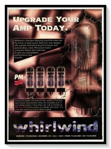 Whirlwind PM Guitar Tubes Print Ad Vintage 1997 Magazine Advertisement - $9.70