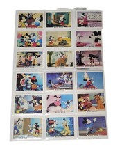 Mickey Mouse Disney Animated Movie Scene Trading Card Set Series A Set 1 - £21.78 GBP