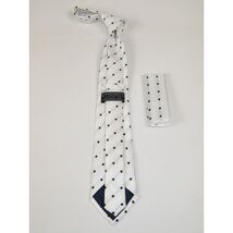 Men's Tie and Hankie Set Soft Microfiber Silky Vito Rofolo by J.Valintin VTR-51 image 2