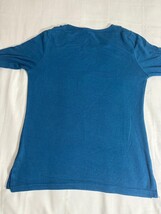 Beta's Choice Women's Turquoise Long Sleeve Shirt Top Measured Chest 34" image 10