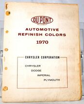 1970 Chrysler/Imperial/Plymouth/Dodge Exterior Color Samples 699 - €6,79 EUR