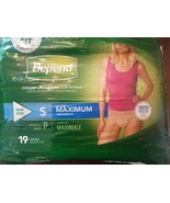 Depend FIT-FLEX Adult Underwear Small Heavy Abs. 47915 - Pack of 19 - $676.17 MXN