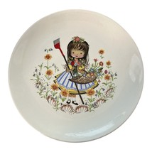Vintage James Kent Old Foley Plate – Girl with Basket Design – Staffords... - $25.00