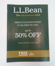 LL Bean Catalog 2015 End of Summer Fashion Womens Men Clothing Shoes Accessories - £5.12 GBP