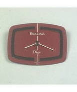 Bulova Dior Watch Dial NOS Red &amp; Gold Vintage 1970s 15mm X 21mm - €11,78 EUR