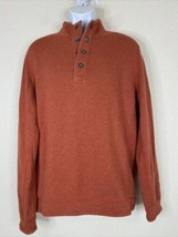 Tommy Bahama Reversible Men Size M Light Red Snap Up Sweater - $11.30