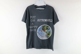 Astroworld Travis Scott Mens Small Faded Spell Out Double Sided Tour T-Shirt - £51.76 GBP