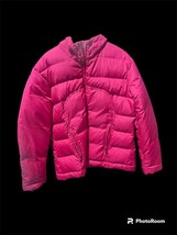 POLAR EDGE Woman&#39;s Goose down Feather Puffer Jacket Size L Color Pink - £27.24 GBP