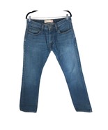 Levis Mens Jeans 527 Low Boot Cut Dark Wash 100% Cotton 33x30 - £22.67 GBP