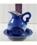 Vintage SIX FLAGS OVER TEXAS Souvenir Ceramic Mini WASH BOWL AND PITCHER... - €13,58 EUR