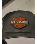 Harley-Davidson Patched Black Mesh Low Profile Snapback Trucker Hat - $515.31 MXN