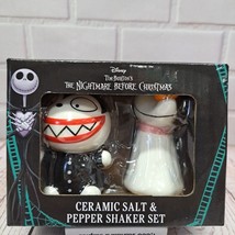 The Nightmare Before Christma Scary Teddy &amp; Zero Salt Pepper Shakers - $264.08 MXN