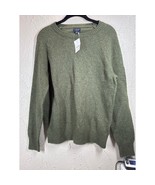 J.Crew Marled Olive Green Lambswool Blend Sweater Men&#39;s Size Small NWT - $744.05 MXN