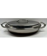 Ekco Stainless Steel Casserole Pan Vintage Mid Century Flint Ware - $44.99