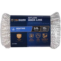 MIBRO Group (The) 642311 White Double Diamond Braided TG 3/8x15 WHT Dock... - $32.91
