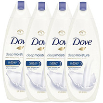 4-New Dove Body Wash Deep Moisture For Dry Skin Hydration Profunde- 22 oz bottle - £31.50 GBP