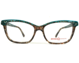 Etnia Gafas Monturas WELS BRTQ Transparente Marrón Azul Turquesa Mosaico - $111.51