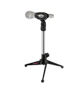 Desktop Mic Stand Tripod Universal Desk Microphone Holder Table Top Stands - €13,24 EUR
