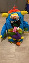 Gross Out Doodle Monster Plush 1994/2006 Play Along No Pens 15” - $12.87