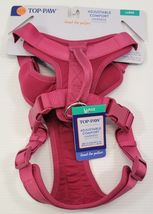 JJ) Top Paw Adjustable Comfort Pet Dog Harness - Large - Raspberry Pink - $9.89