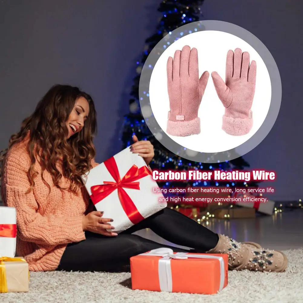 Sporting Winter Electric Heated Gloves USB Charging Heating Gloves Ergonomics La - £24.35 GBP