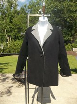 Nwt Talbots Black&amp; Gray Lining Wool Coat 4P $289 - £79.92 GBP