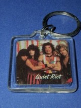 Quiet Riot Keychain Key Ring Vintage 1980&#39;s - £11.72 GBP