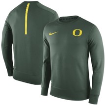Nike Men&#39;s OregonDucks Sideline KO Performance Fleece CrewSweatshirt-Green,Large - £31.06 GBP