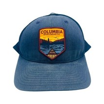 Columbia Sportswear Mesh Flex Fit Large Extra Outdoors Lake Patch Hat Cap Navy - £15.98 GBP