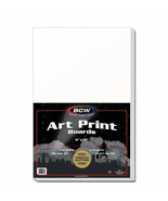 5 packs of 100 (500) BCW Acid Free 11&quot; x 17&quot; Art Print White Backing Boards - £149.95 GBP