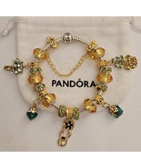 Chilax golden sands beach ocean - Authentic Pandora Bracelet w/receipt - £114.02 GBP