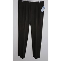 NEW Geoffrey Beene Brown Dress Pants Men&#39;s W40 L32 Wrinkle Resistant - $29.65