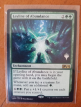 Leyline Of Abundance Promo Rare Magic The Gathering Core Set 2020 179 Card - $6.24