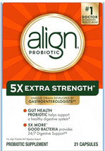 Align Probiotic 5X Extra Strength Probiotic Supplement 21 Caps Exp 10/2027 - $427.22 MXN