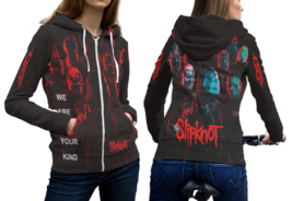 Slipknot we are not your kind  Unique Full Print Zipper Hoodies For Women - £27.52 GBP