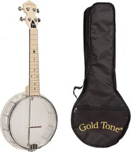 Gold Tone Little Gem Ukes, 4-String Ukulele, Right, Clear (Lg/D) - $259.99