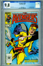 Avengers #264 Cgc 9.8-YELLOWJACKET-comic book-3990902019 - $237.65