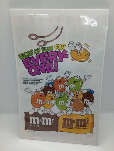 M&M 'S Candy Vintage Print Ad  1985✨ - $9.90