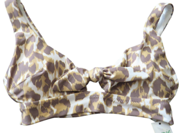 American Eagle Aerie Women&#39;s Leopard Print Pullover Padded Bikini Top Si... - $19.99