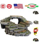 Realistic Shale Scape Step Ledge – Ideal Hideout for Aquatic &amp; Terrestri... - $866.25 MXN