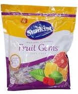 Sunkist  Fruit Gems Softs Candy Natural Flavor 32 oz Vegan Gluten Free - $32.32 CAD