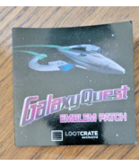 Galaxy Quest Emblem Patch Qmx Loot Crate Excl. Neca Sci Fi and Horror Bl... - £6.28 GBP