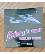 Galaxy Quest Emblem Patch Qmx Loot Crate Excl. Neca Sci Fi and Horror Bl... - $7.99