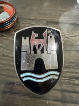 VW Wolfsburg Crest Hood Ornament 1  - $1,275.35 MXN