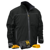 DEWALT 20V MAX Heated Work Jacket w/ Battery Kit (Black, Medium) DCHJ072... - $199.99
