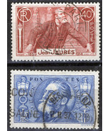 ZAYIX France 313-314 Used Jean Leon Jaures Socialist Politician 051023SM103 - $4.65