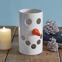 Snowman Ceramic Luminary image 2