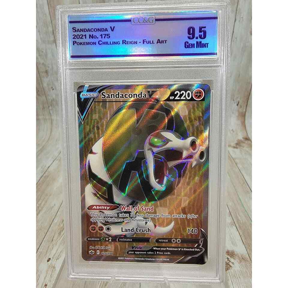 Pokémon Sandaconda V 175/198 Chilling Reign MINT Full Art Ultra Rare CCG... - $19.77
